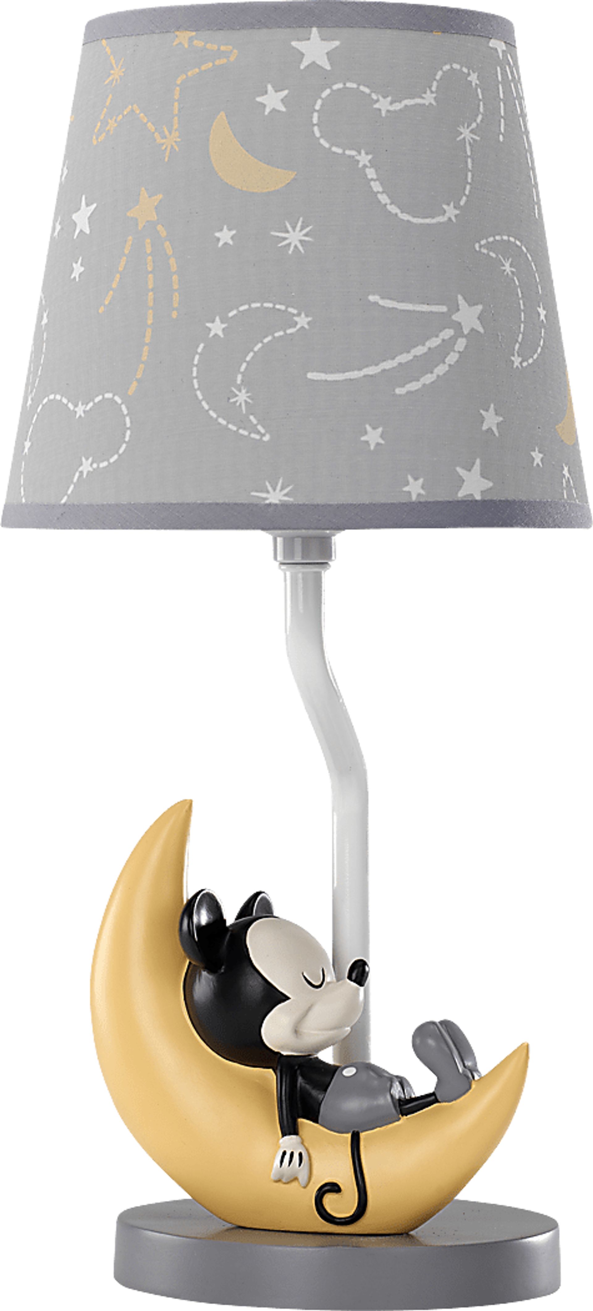 Kids Mickey Mouse Gray Lamp - Image 1