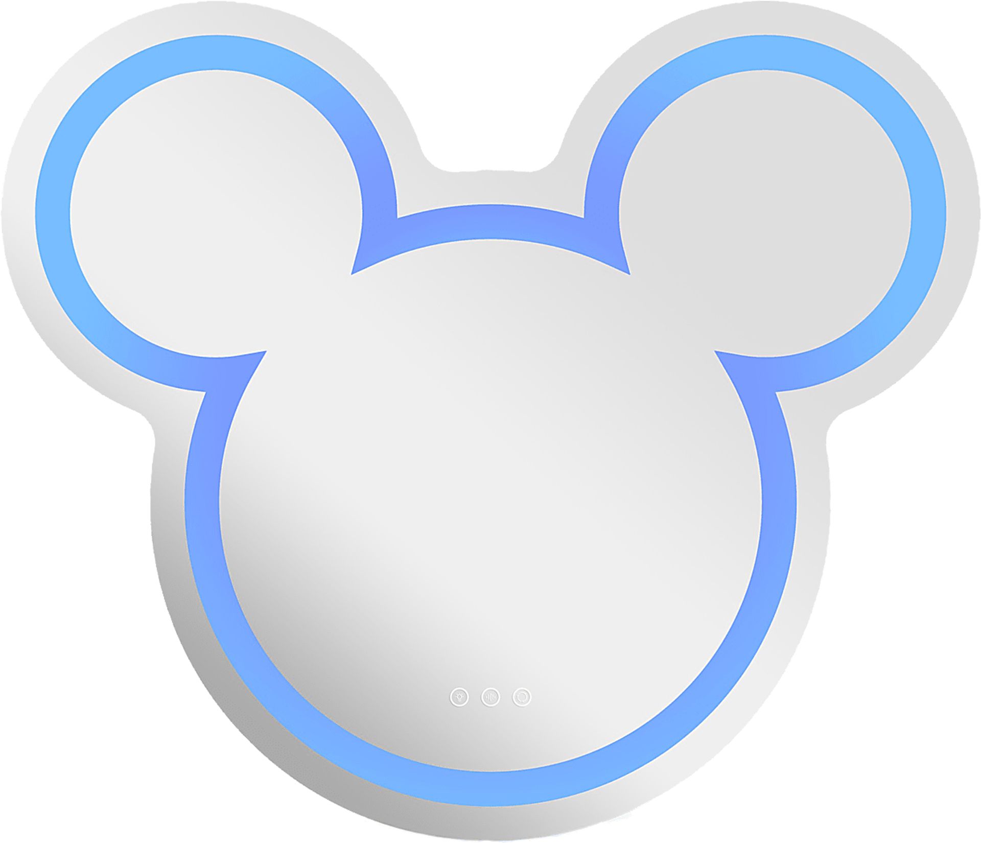 Kids Mickey Mouse White LED Wall Mirror - Image 4