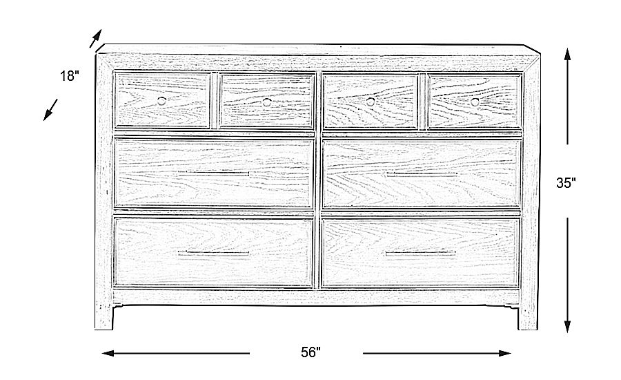 Kids Midcity Loft Sandstone Dresser Rooms To Go