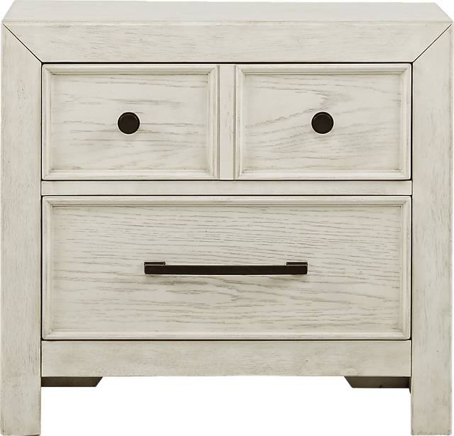 Kids Midcity Loft White Nightstand - Thumbnail - Image 1
