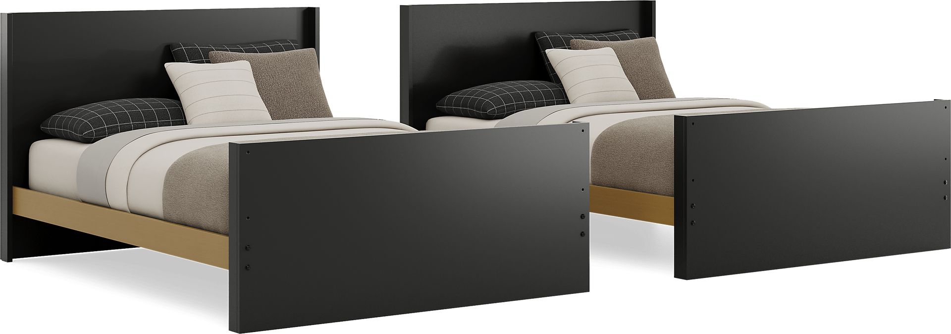 Kids Mikka Black Full/Full Convertible Bunk Bed - Image 5