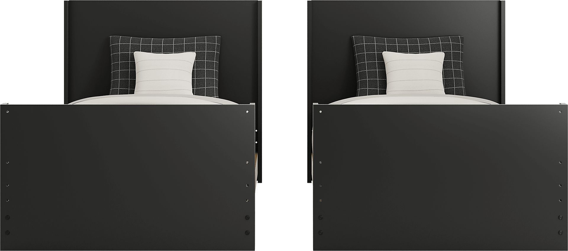 Kids Mikka Black Twin/Twin Convertible Bunk Bed - Image 5