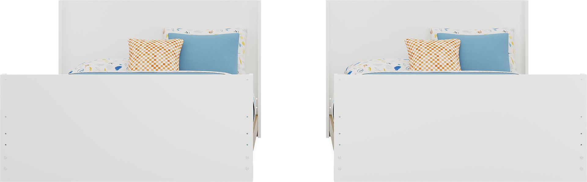 Kids Mikka White Full/Full Convertible Bunk Bed - Image 5