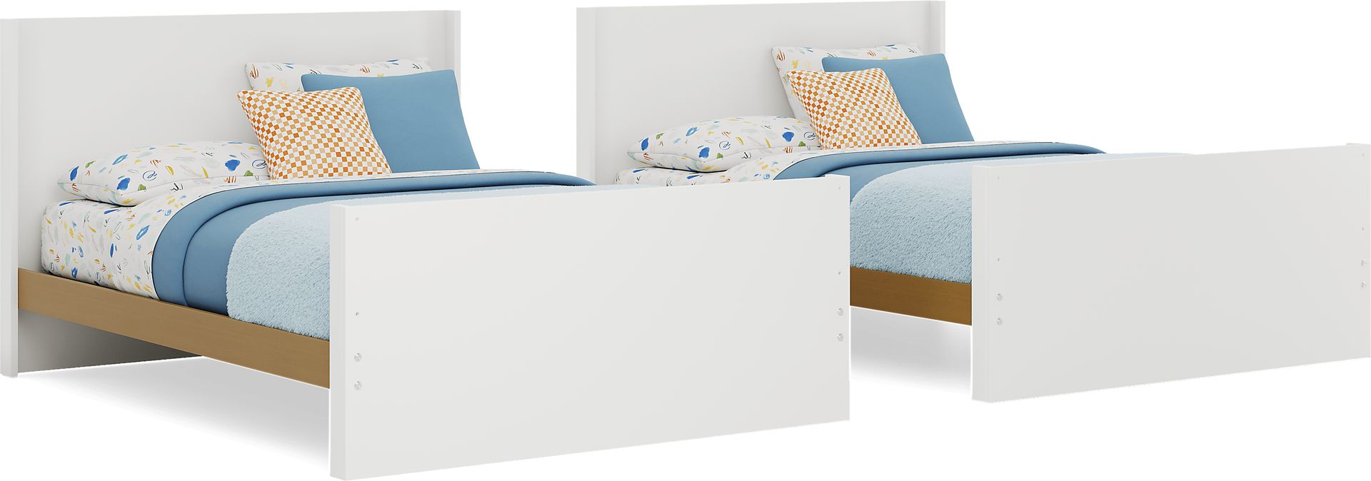 Kids Mikka White Full/Full Convertible Bunk Bed - Image 7