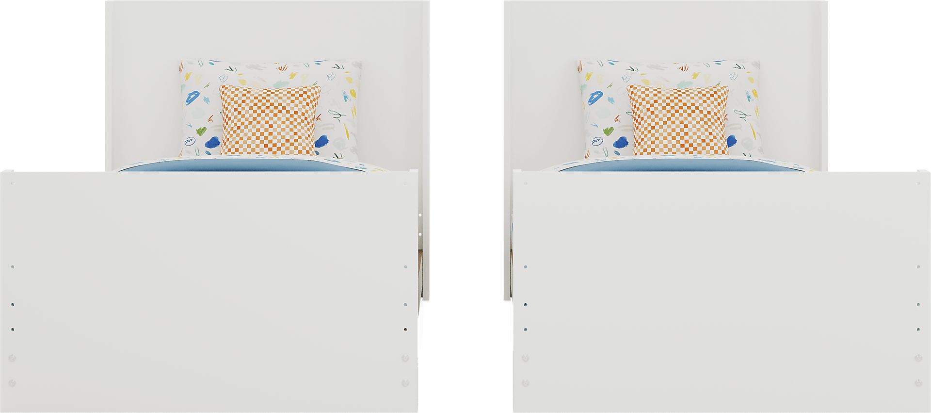 Kids Mikka White Twin/Twin Convertible Bunk Bed - Image 5