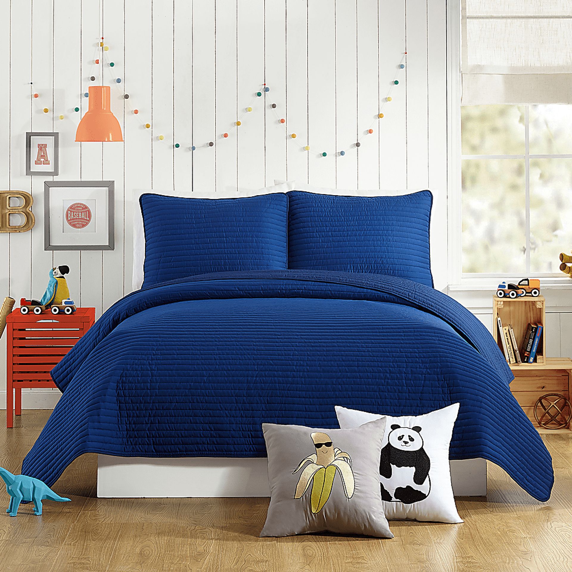 Kids Milhaven Blue Full/Queen Quilt - Image 1