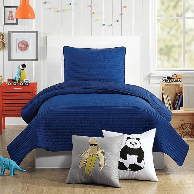 Kids Milhaven Blue Twin Quilt - Thumbnail - Image 1