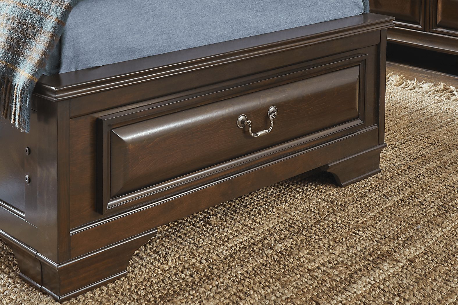 Mill Valley Jr. Cherry Twin Storage Bed - Thumbnail 3