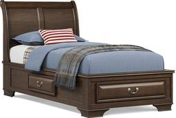 3 pc twin storage bed