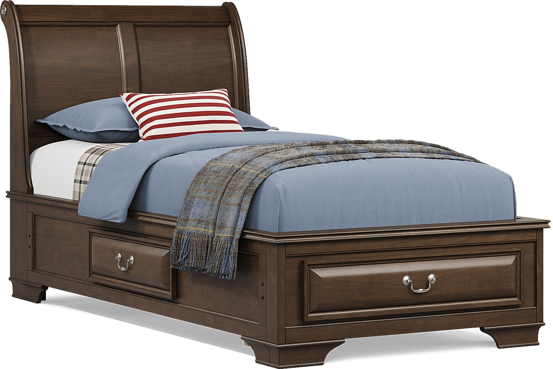 Kids Mill Valley Jr. Cherry Twin Storage Bed - Image 1