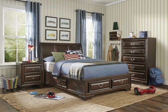 Kids Mill Valley Jr. Cherry 5 Pc Twin Storage Bedroom