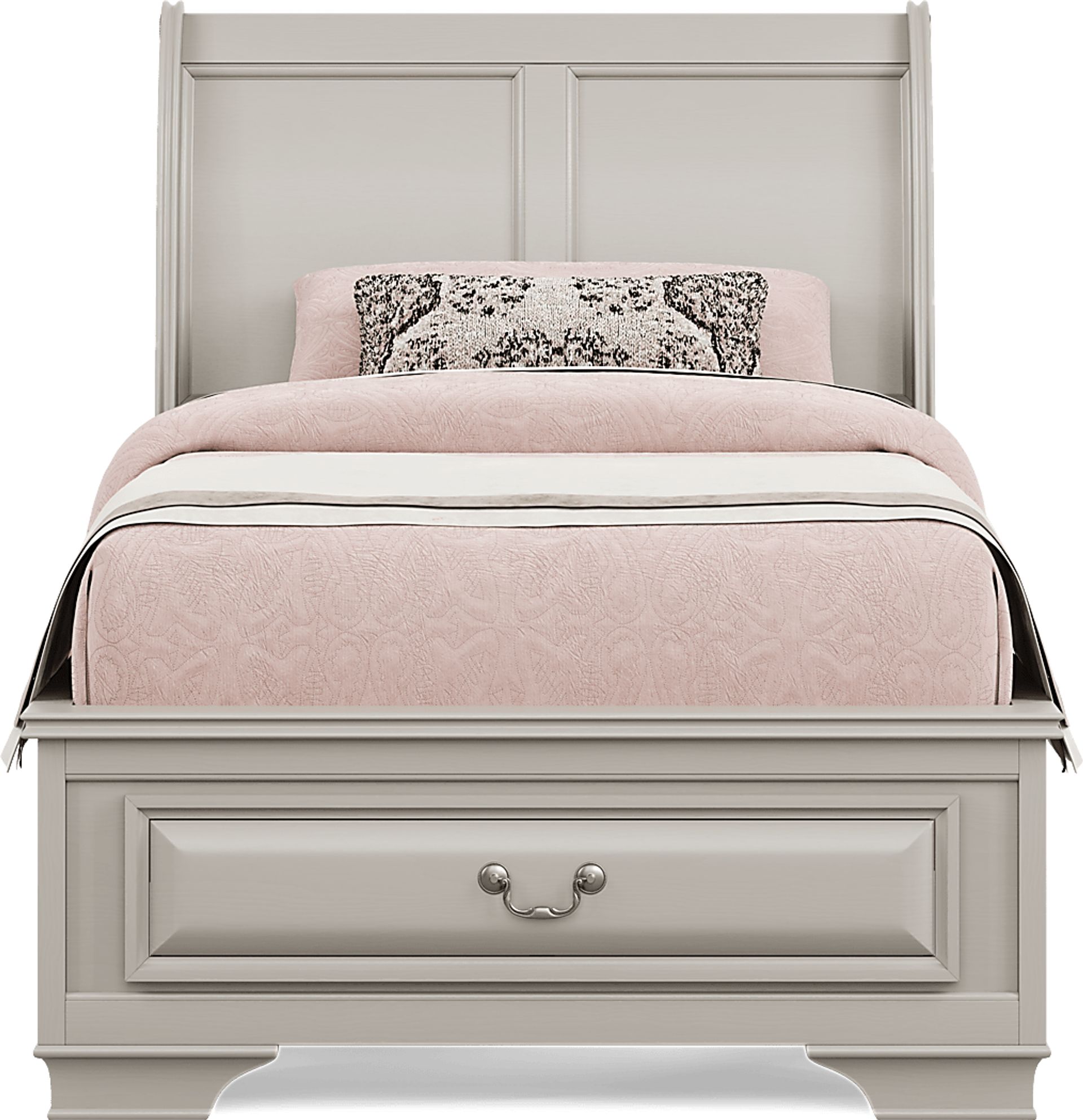 Kids Mill Valley Jr. Washed White Twin Storage Bed - Image 3