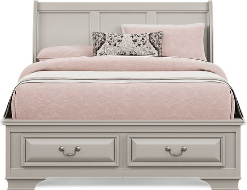 Kids Mill Valley Jr. Washed White Full Storage Bed