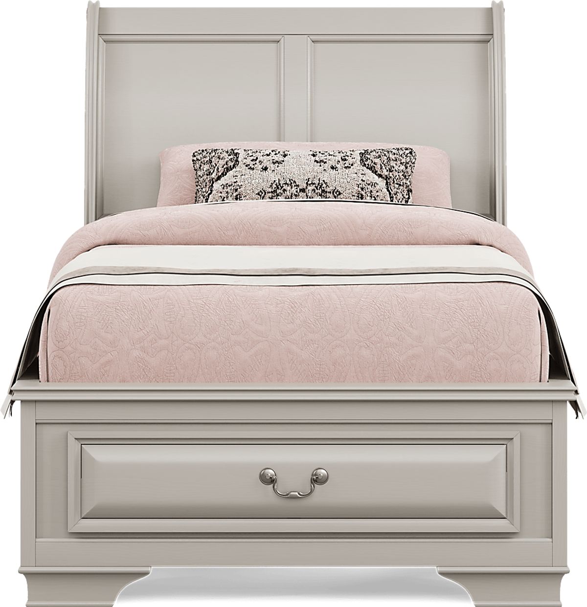 JPMALL LLC Mill Valley Jr. 5 Pc White Colors,White Twin Bedroom Set With