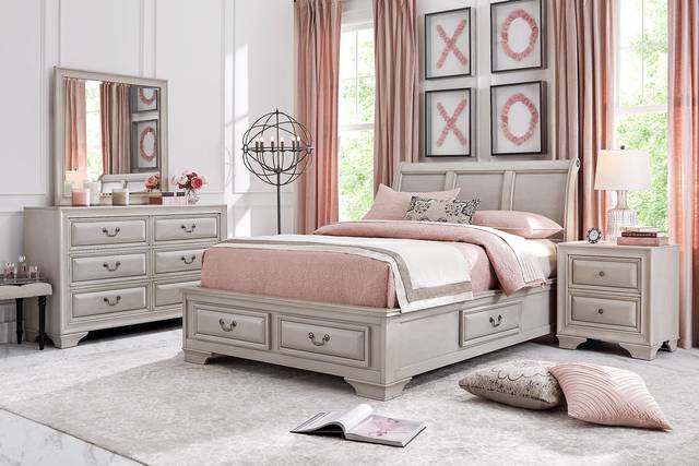 Kids Mill Valley Jr. White 5 Pc Full Storage Bedroom - Thumbnail - Image 1