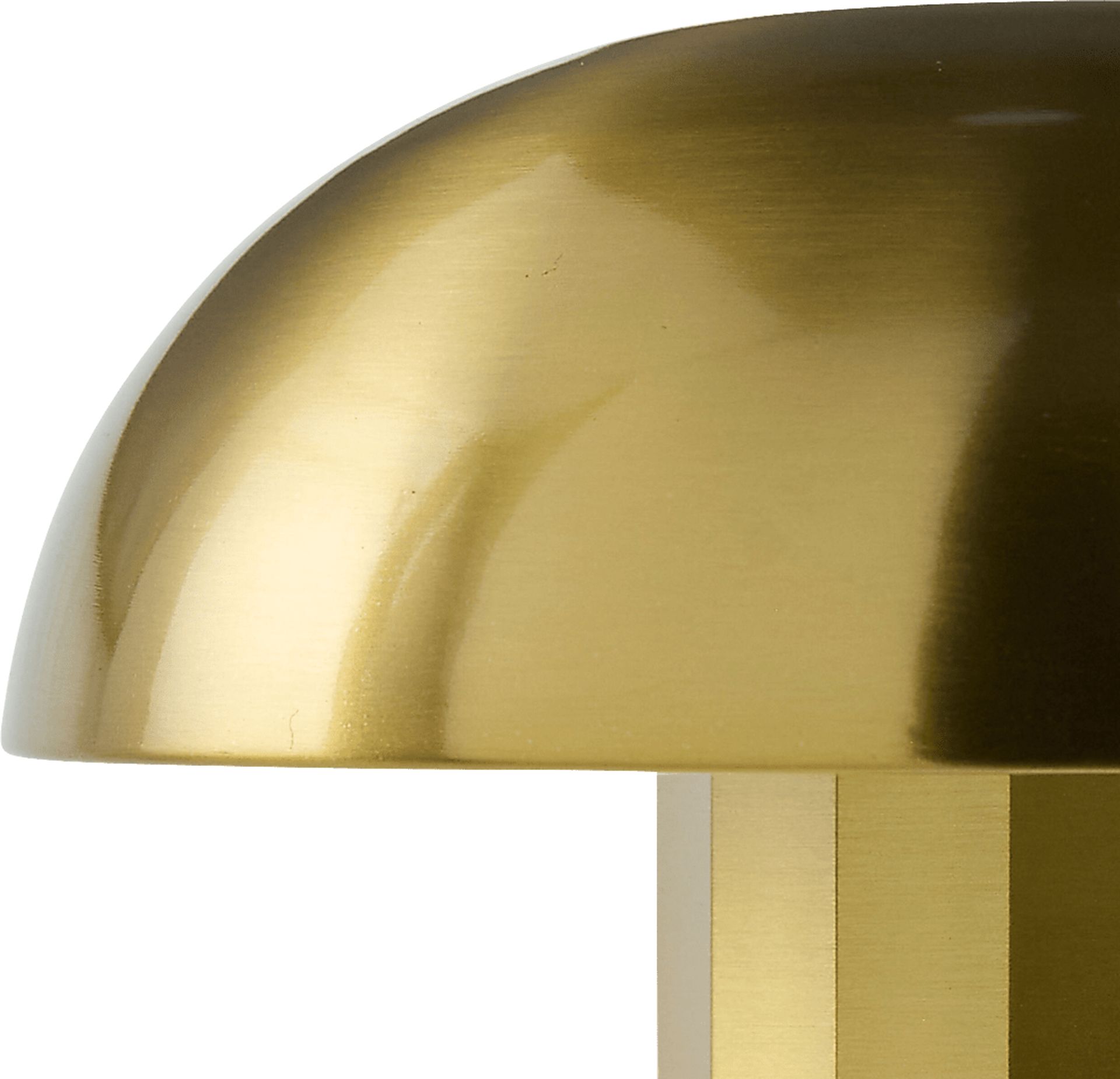 Kids Mini Mush Gold Lamp - Image 2