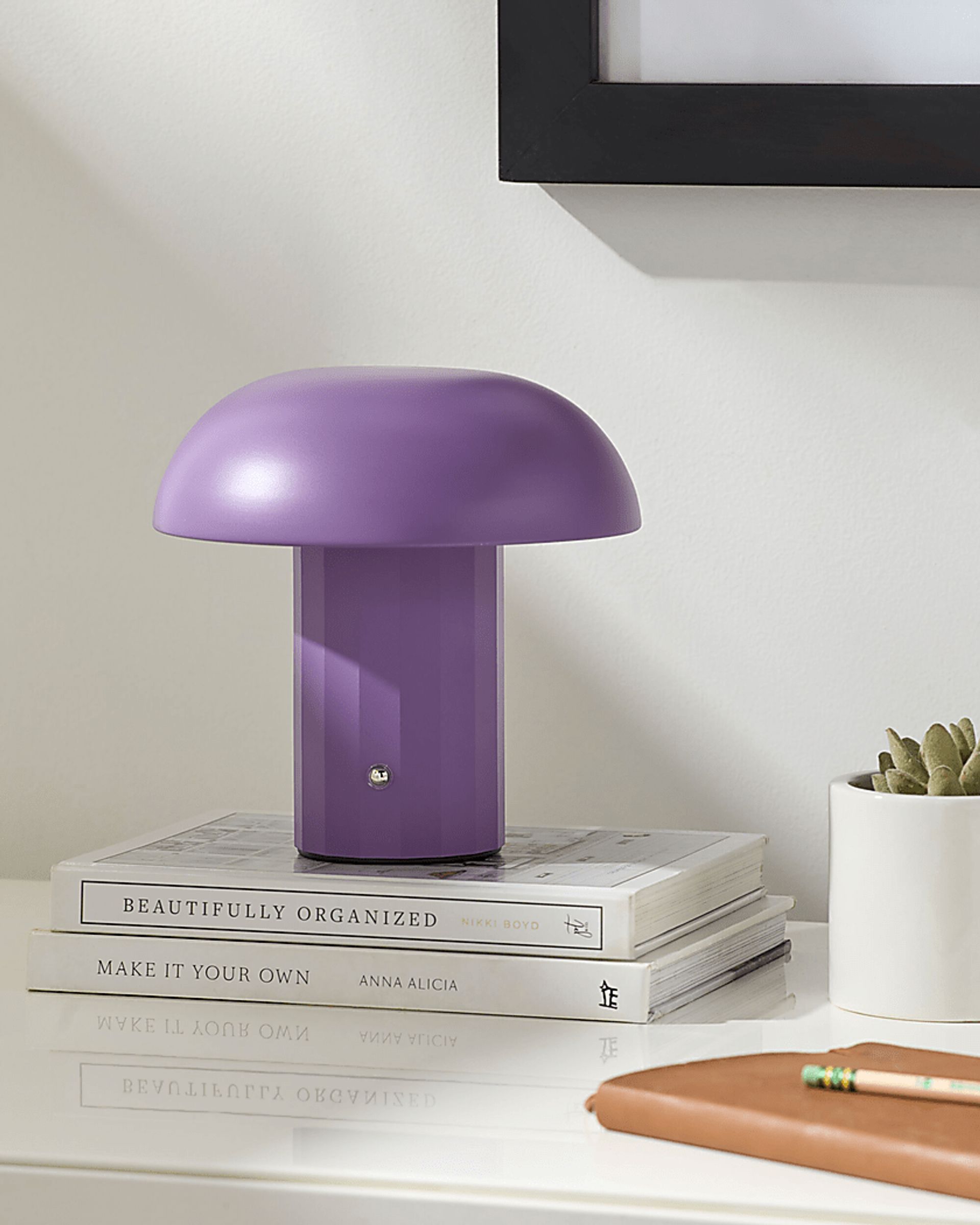 Kids Mini Mush Purple Lamp - Image 2