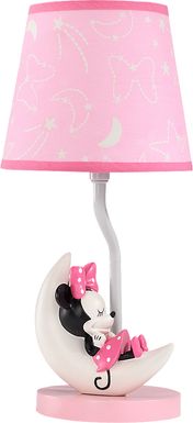 Kids Minnie Mouse Pink Lamp