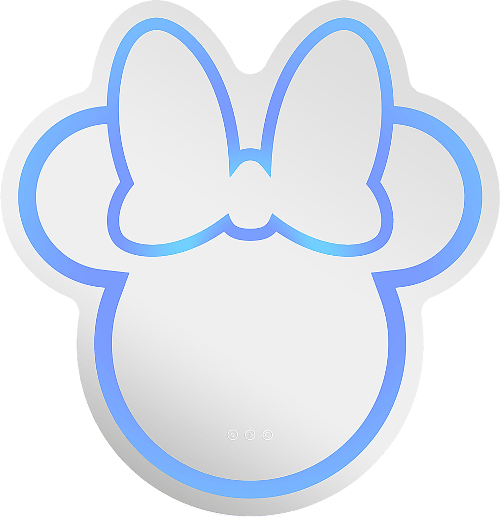Kids Minnie Mouse White LED Wall Mirror - Image 5