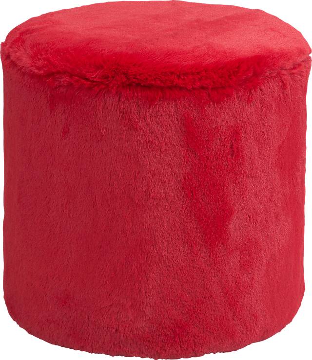 Kids Minto Red Ottoman - Thumbnail - Image 1