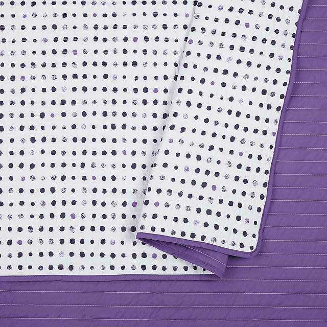 Kids Mirabell Purple Full/Queen Quilt - Thumbnail - Image 3