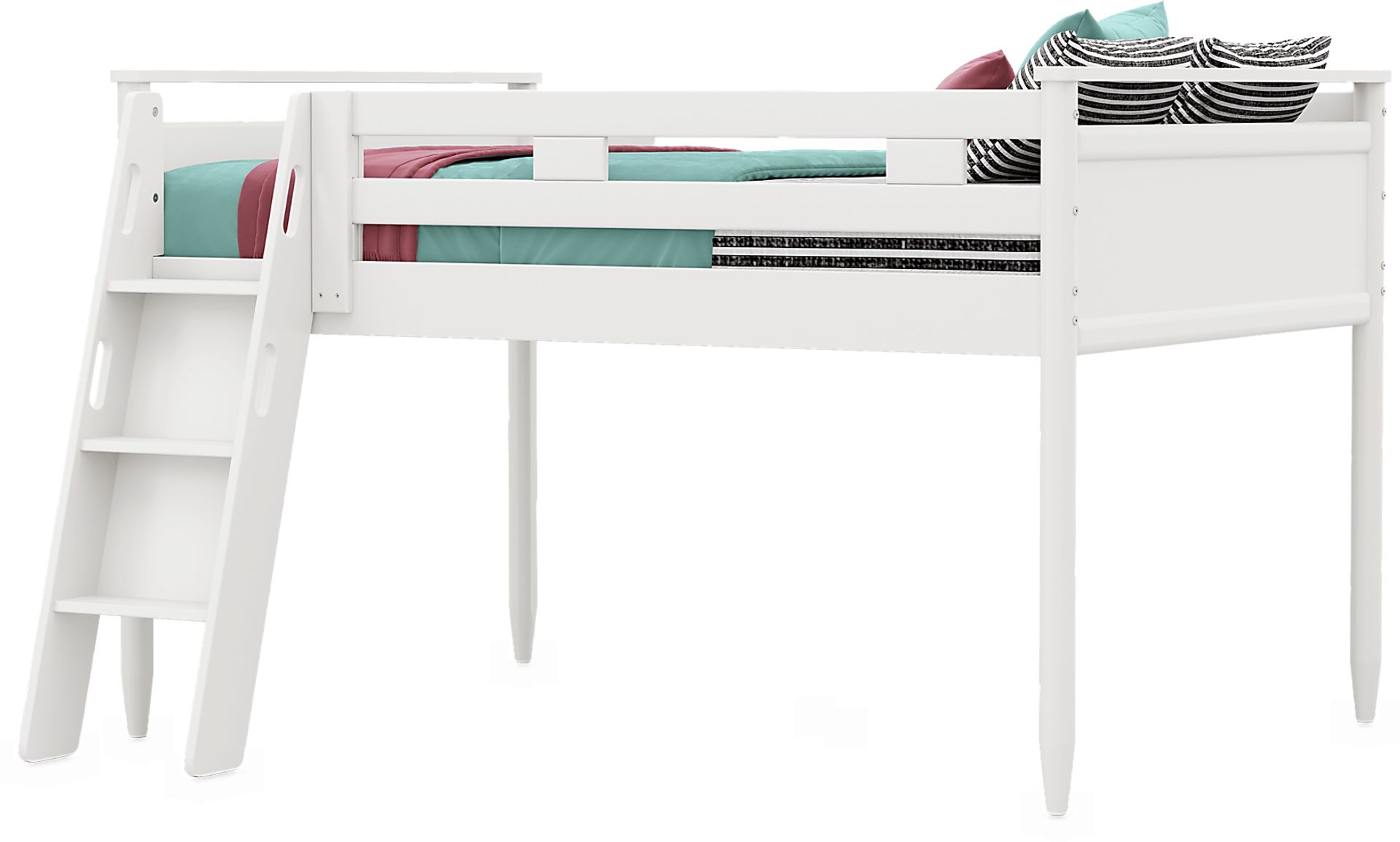Kids Modern Colors White Full Loft - Image 3