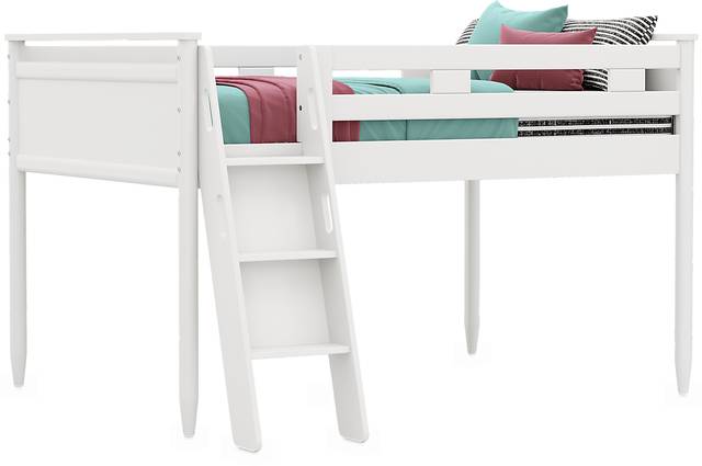 Kids Modern Colors White Full Loft - Thumbnail - Image 1