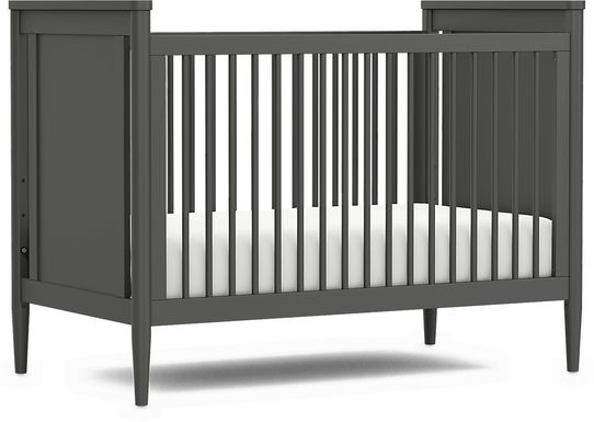 Kids Modern Colors Iron Ore 3-in-1 Convertible Crib