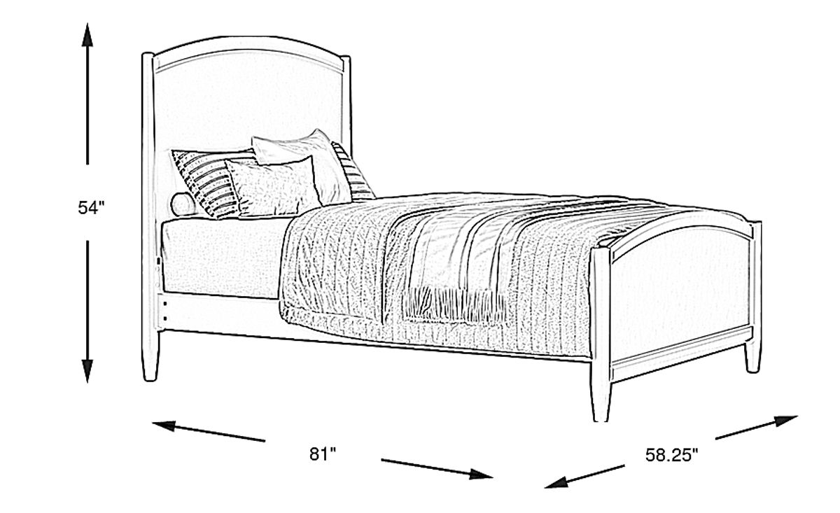 Modern Colors Iron Ore 3 Pc Full Panel Bed Rooms to Go