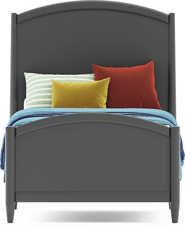 Kids Modern Colors Iron Ore Twin Panel Bedroom - Thumbnail - Image 3