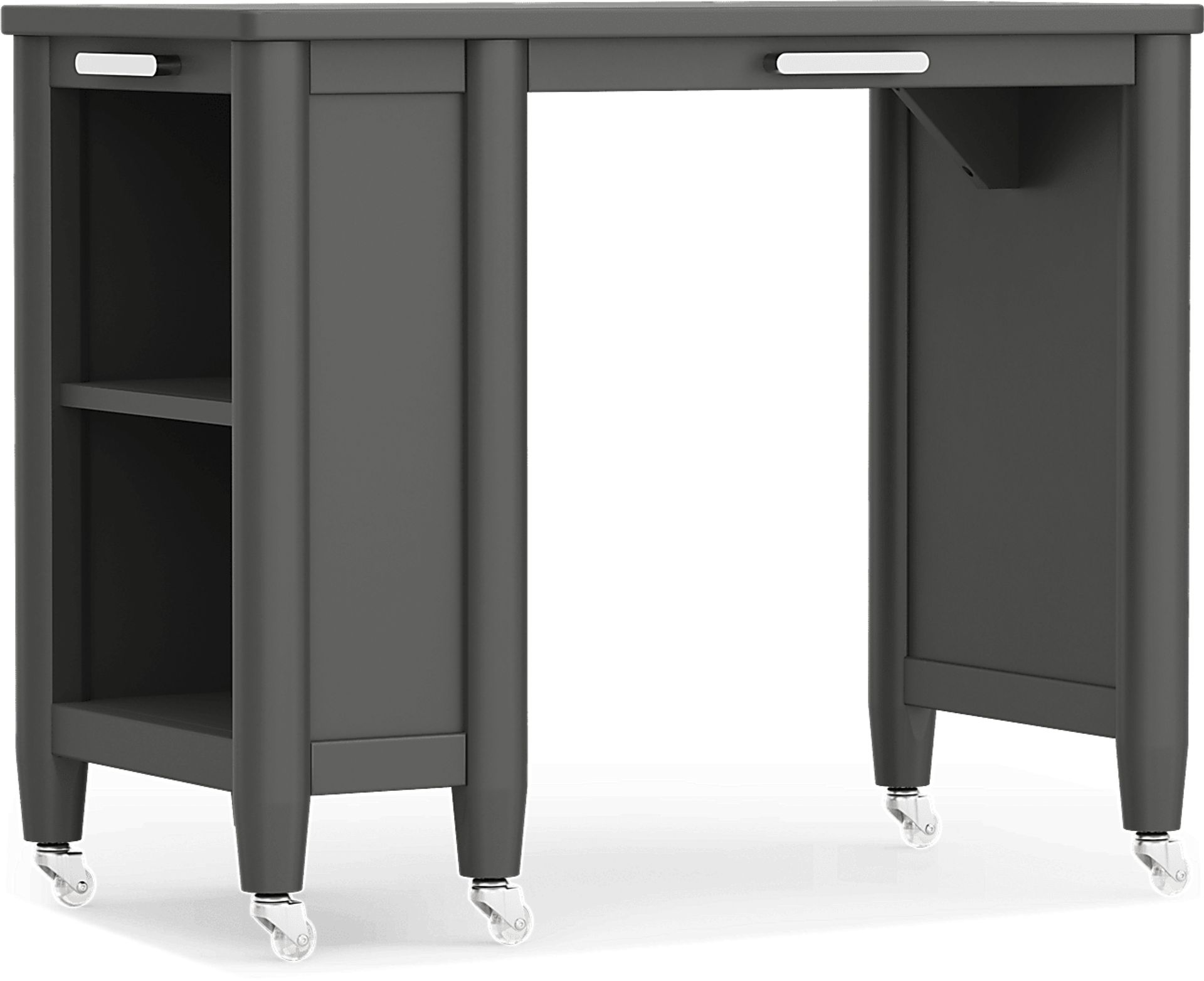 Kids Modern Colors Iron Ore Caster Desk - Image 2