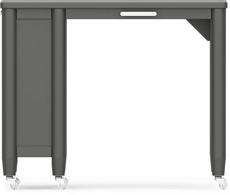 Kids Modern Colors Iron Ore Caster Desk