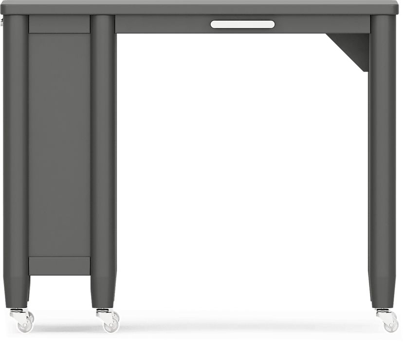 Kids Modern Colors Iron Ore Caster Desk