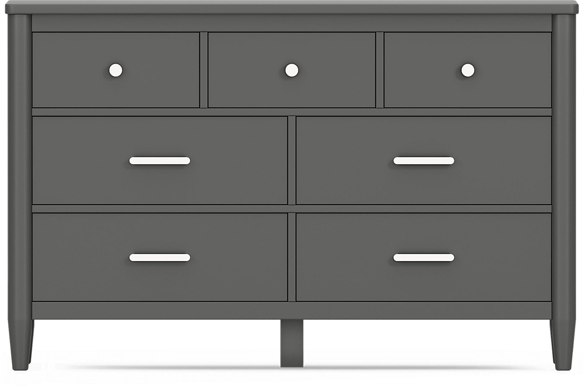 Kids Modern Colors Iron Ore Full Panel Bedroom - Image 2