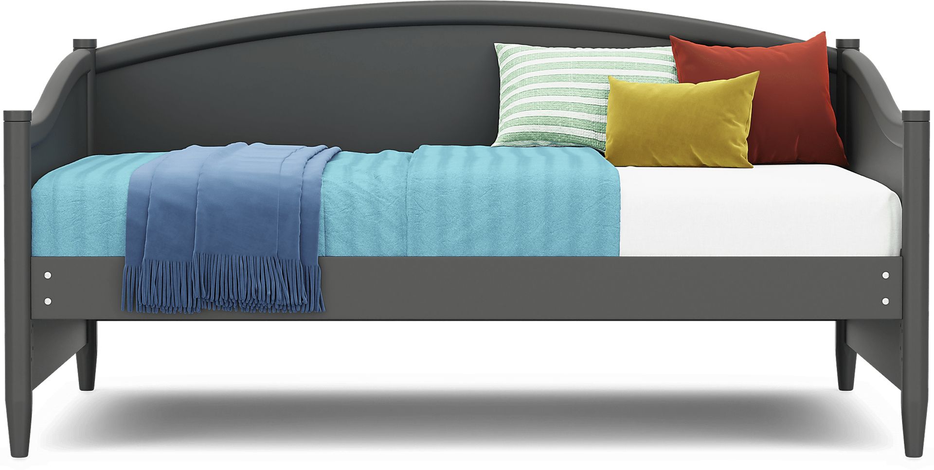 Kids Modern Colors Iron Ore Full Daybed - Image 4