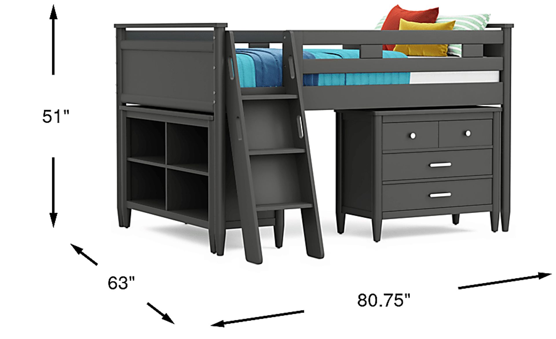 Dimension Image. Please refer to the Dimension Tab on this page for dimension details.