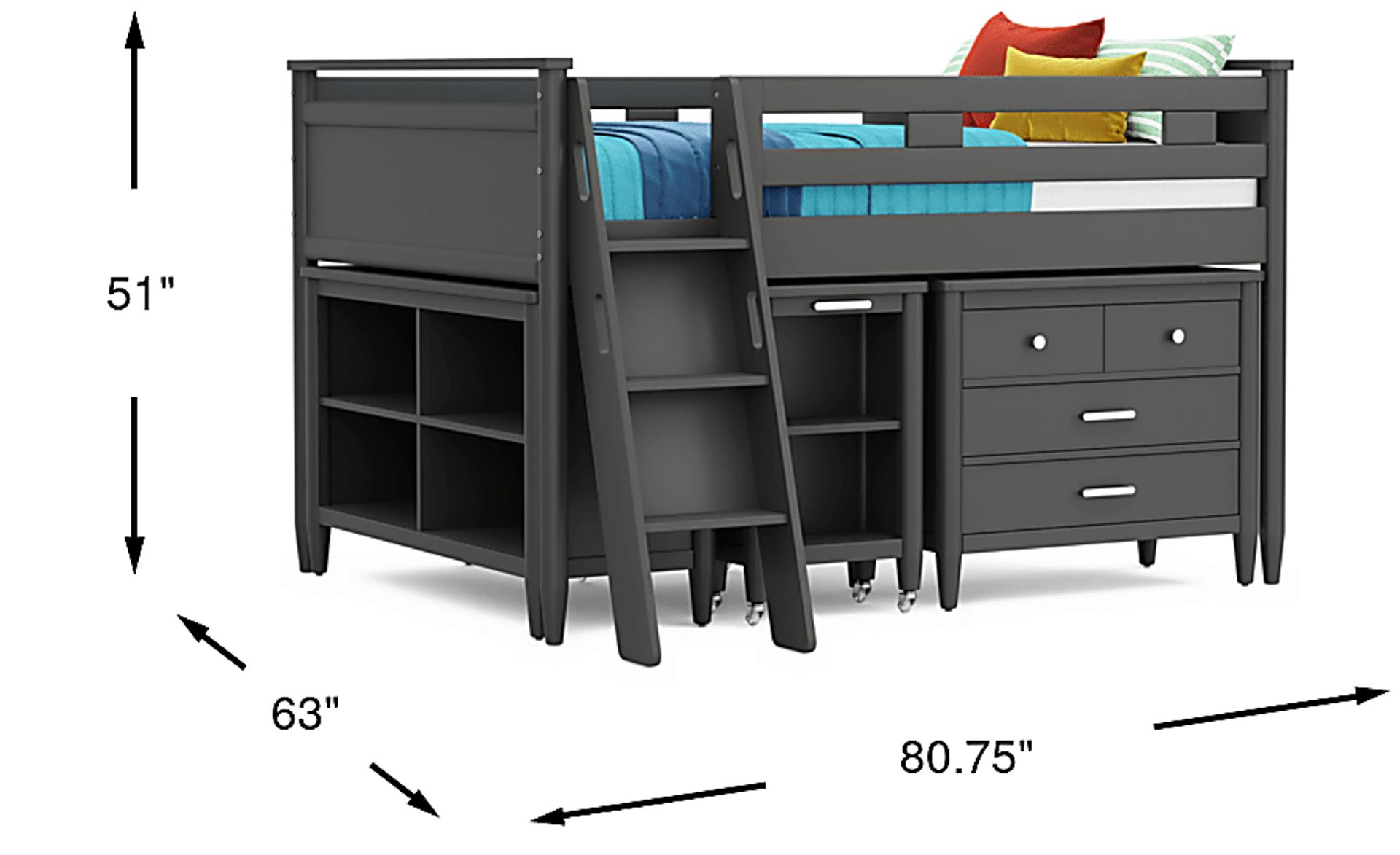 Dimension Image. Please refer to the Dimension Tab on this page for dimension details.