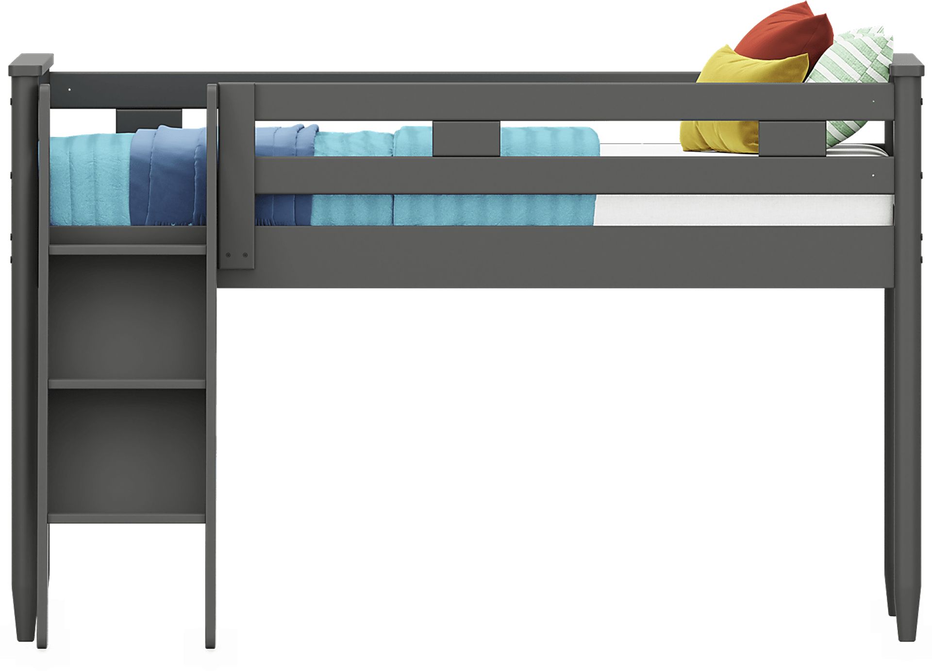 Kids Modern Colors Iron Ore Full Loft - Image 2