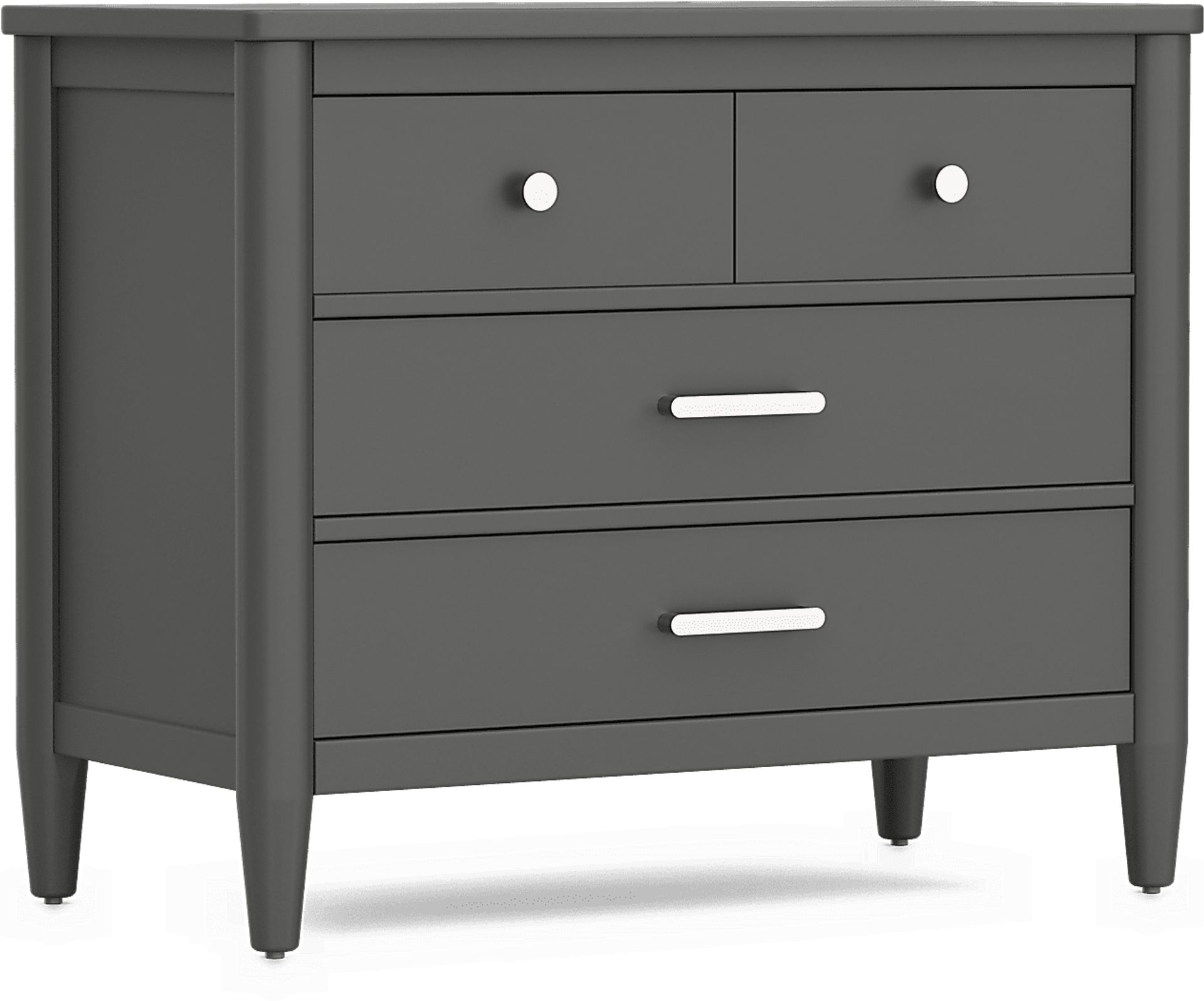 Kids Modern Colors Iron Ore Loft Chest - Image 2