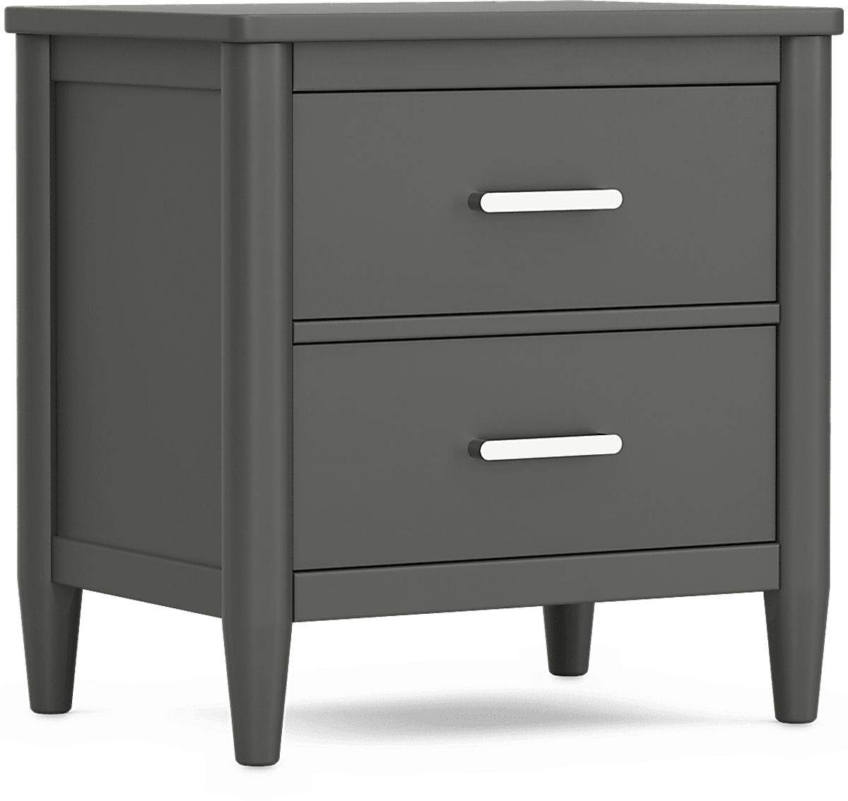 Modern Colors Iron Ore Black Nightstand | Rooms to Go
