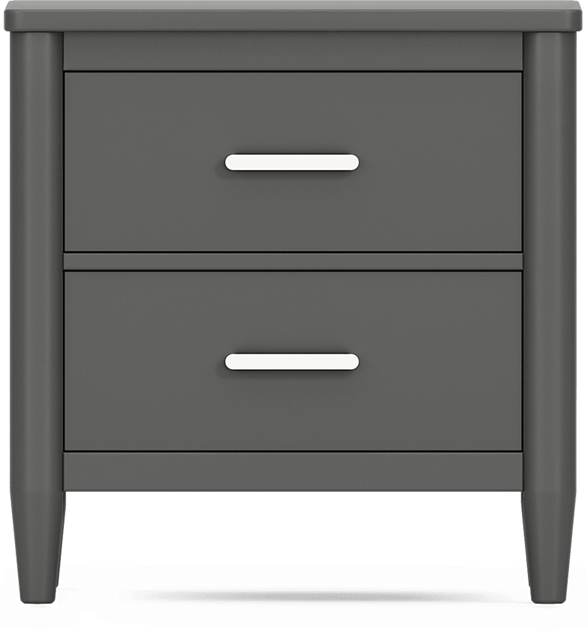 Kids Modern Colors Iron Ore Nightstand