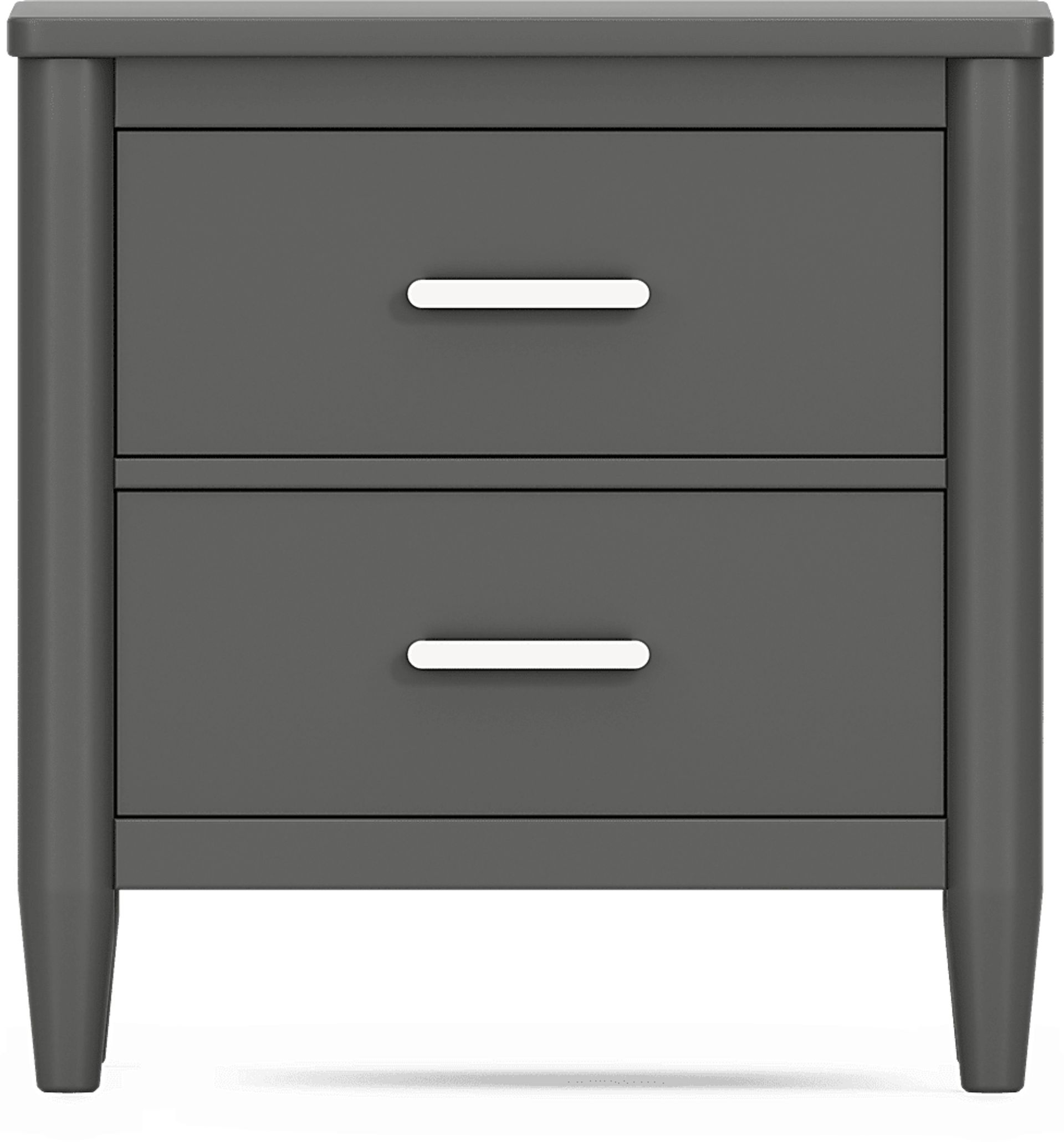 Kids Modern Colors Iron Ore Nightstand - Image 1