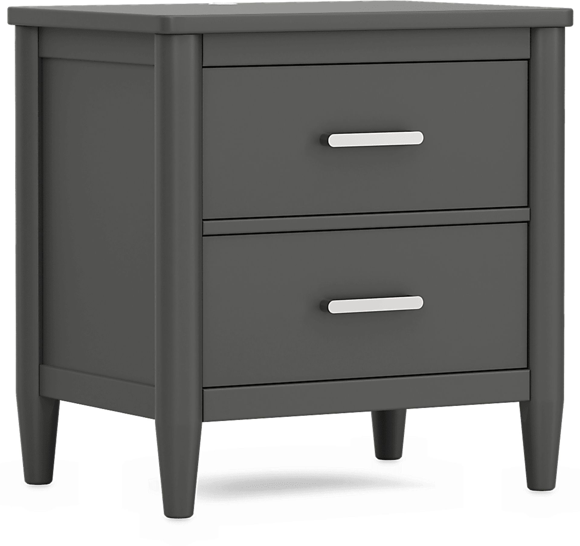 Kids Modern Colors Iron Ore Nightstand - Image 2