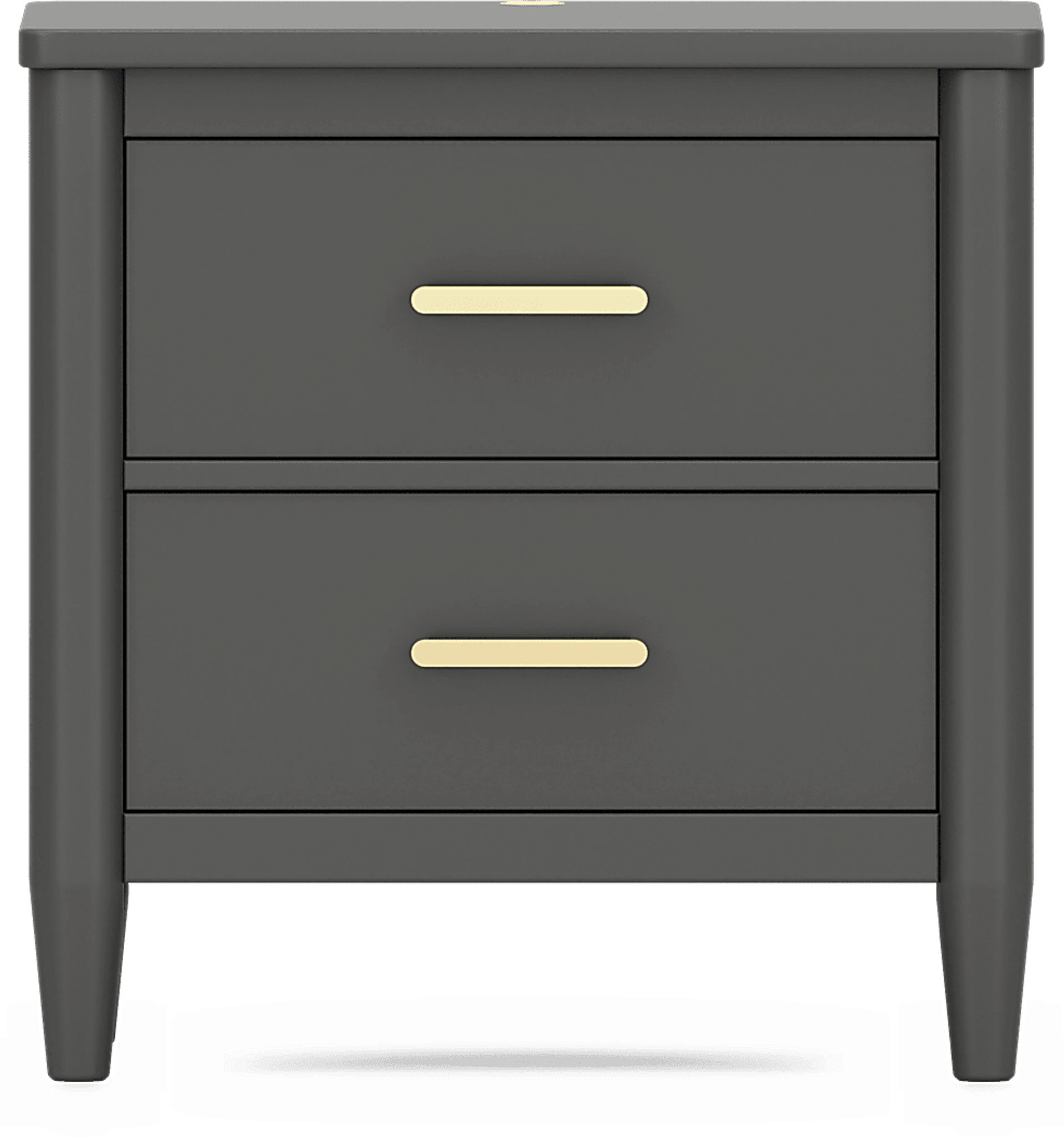 Kids Modern Colors Iron Ore Nightstand - Image 3