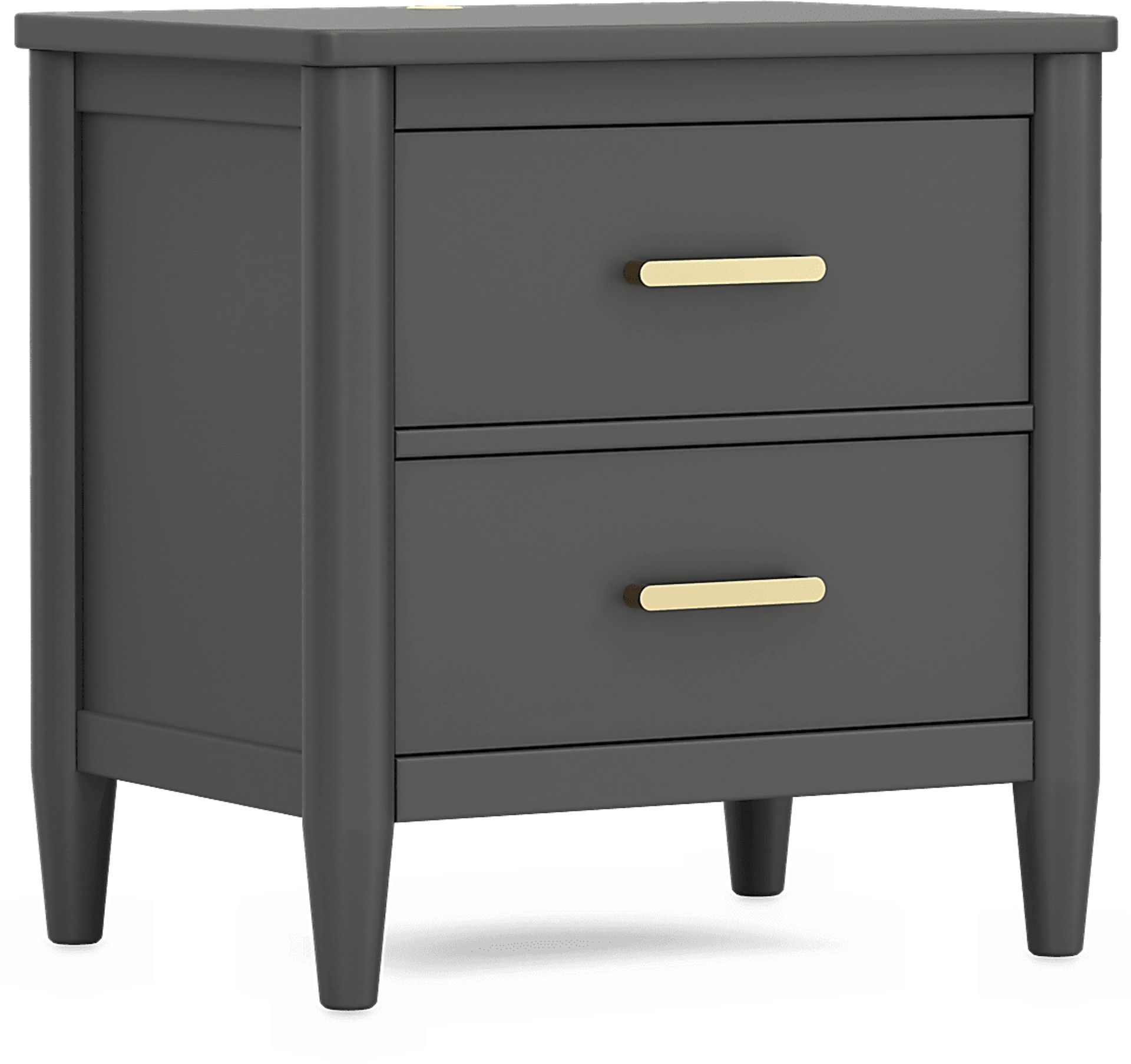 Kids Modern Colors Iron Ore Nightstand - Image 4