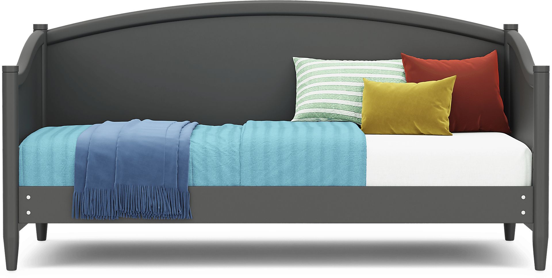 Kids Modern Colors Iron Ore Twin Daybed - Image 2