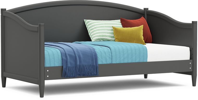 Kids Modern Colors Iron Ore Twin Daybed