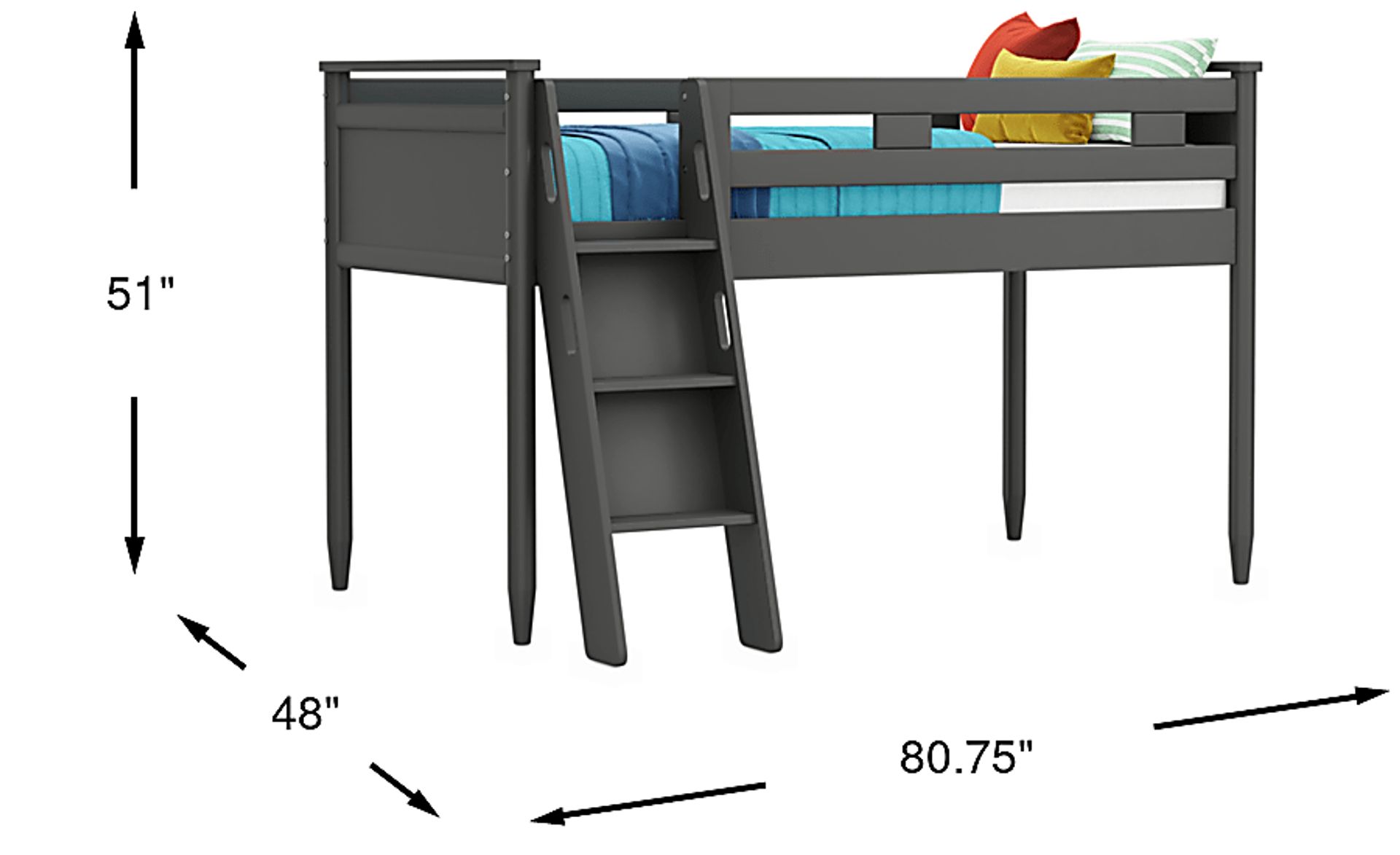Dimension Image. Please refer to the Dimension Tab on this page for dimension details.