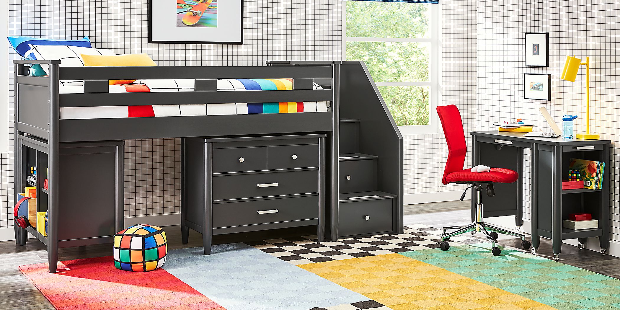 https://assets.roomstogo.com/product/kids-modern-colors-iron-ore-twin-step-loft-with-loft-chest-and-bookcase_3531123P_image-room?cache-id=128f4527ee3042018e13a9dea282ca1c