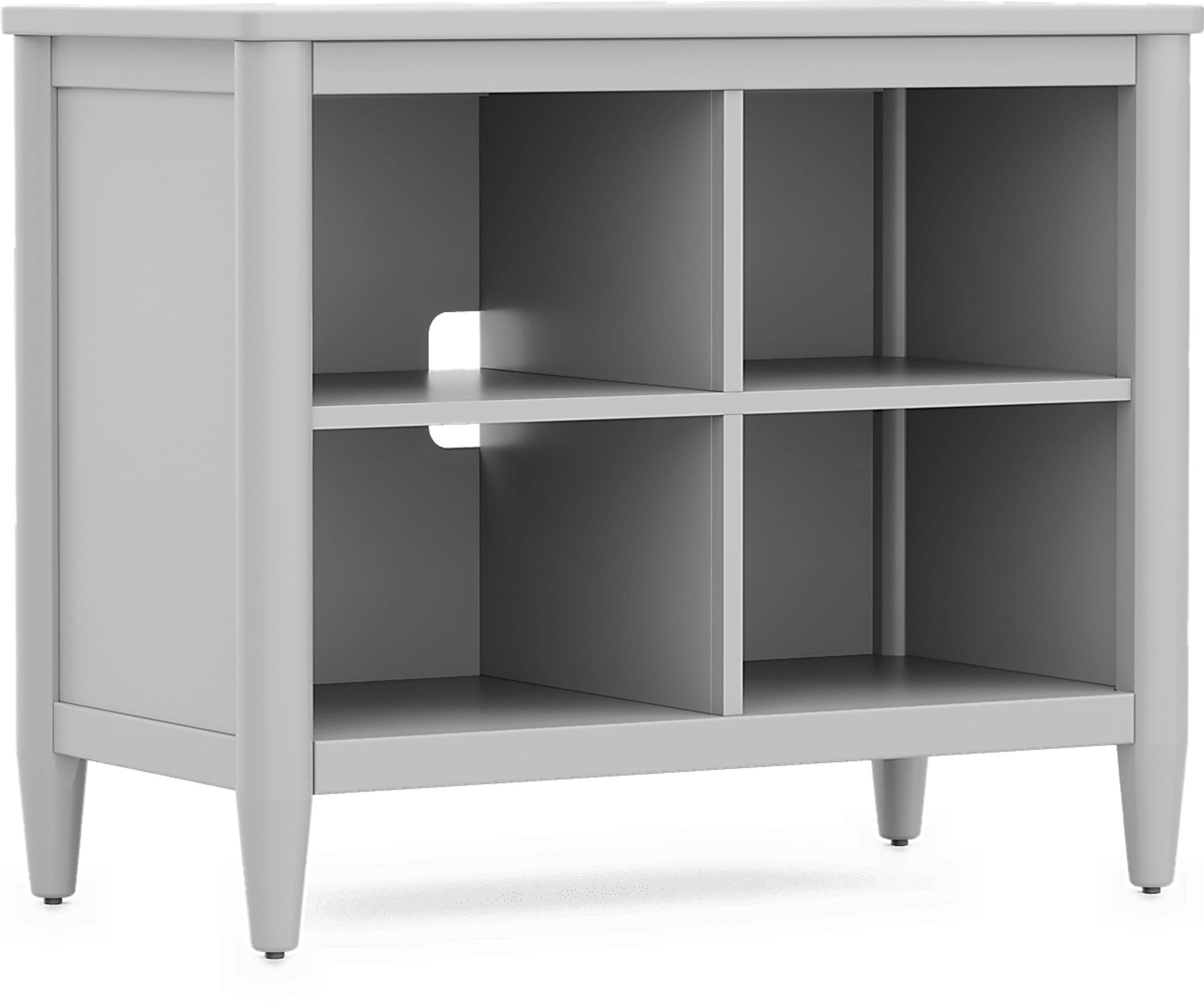 Kids Modern Colors Light Gray 37" Bookcase - Image 2